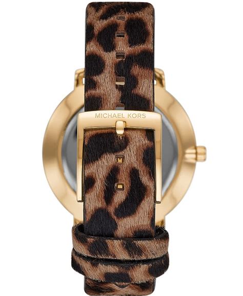 Michael Kors Women's Pyper Cheetah Calf Hair Watch 38mm